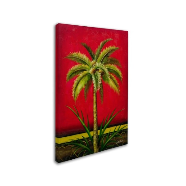 Victor Giton 'Tropical Palm I' Canvas Art,30x47